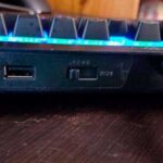 Клавиатура Corsair K70 RGB Rapidfire порты