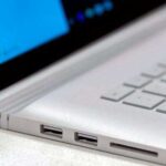 Разъёмы Microsoft Surface Book 2