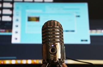 Запись подкаста через микрофон