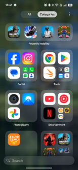 Папки с приложениями