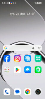 Интерфейс Realme 16 5G